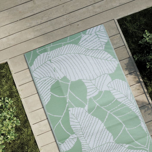 Grüner Outdoor-Teppich Marianovici 80x250cm (PP)