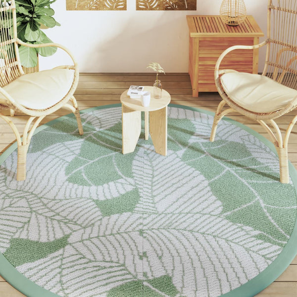 Grüner Outdoor-Teppich Marianovici Ø200cm (pp)