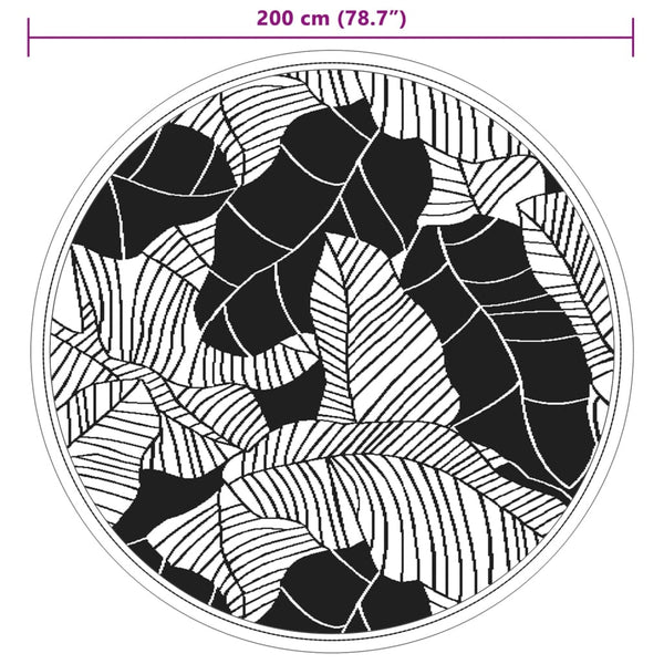 Grüner Outdoor-Teppich Marianovici Ø200cm (pp)