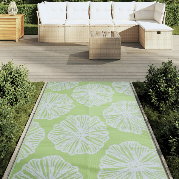 Grüner Outdoor-Teppich 120x180cm Marianovici (pp)