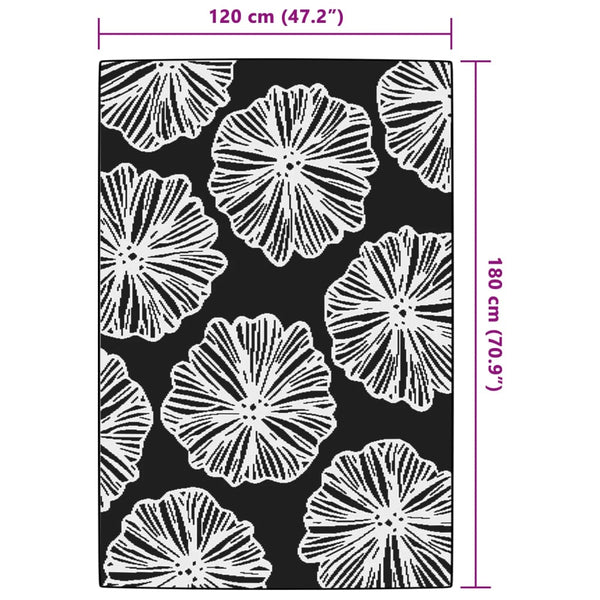 Grüner Outdoor-Teppich 120x180cm Marianovici (pp)