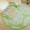 Grüner Outdoor-Teppich Marianovici Ø160cm (pp)