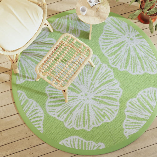 Grüner Outdoor-Teppich Marianovici Ø160cm (pp)