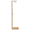 Beige Außendusche Davidson 50x55x224cm (Polyrattan und Akazienholz)