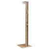 Beige Außendusche Davidson 50x55x224cm (Polyrattan und Akazienholz)