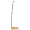 Beige Außendusche Obrejan 55x60x224cm (Polyrattan und Akazienholz)