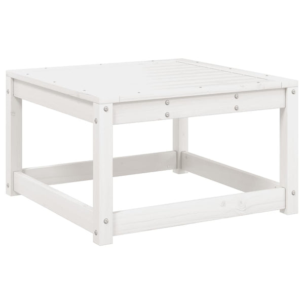 Weißer Outdoor-Hocker Gerivdehi (Kiefer)