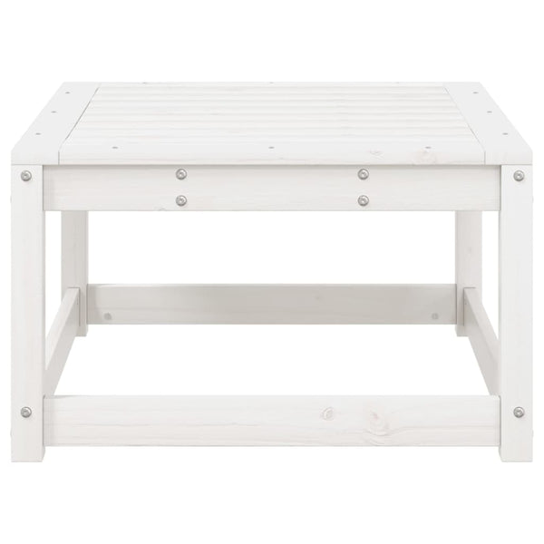 Weißer Outdoor-Hocker Gerivdehi (Kiefer)