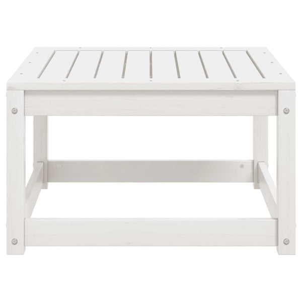 Weißer Outdoor-Hocker Gerivdehi (Kiefer)