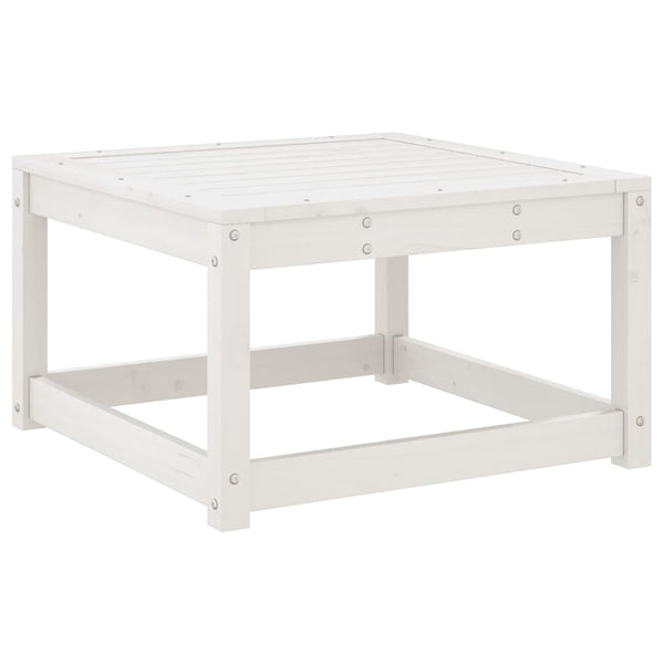 Weißer Outdoor-Hocker Gerivdehi (Kiefer)