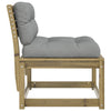 Gartensofa Nedelka (Kissen, kesseldruckimprägniertes Kiefernholz)