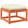 Wacholderholz-Hocker mit Kissen Gerivdehi (Kiefer)