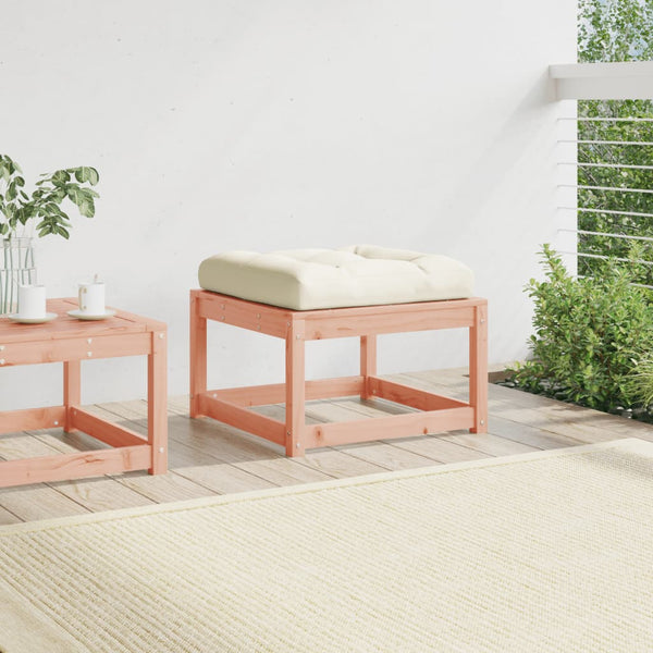 Outdoor-Hocker mit Kissen Gerivdehi (Douglasie)