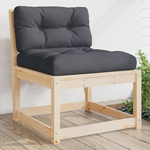 Gartensofas mit Kissen Nedelka (2er-Set Kiefer)