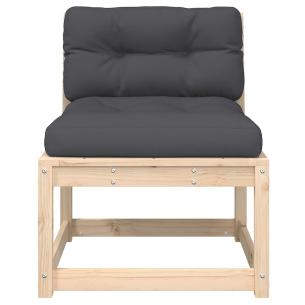 Gartensofas mit Kissen Nedelka (2er-Set Kiefer)