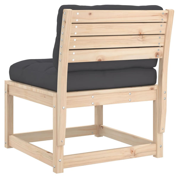 Gartensofas mit Kissen Nedelka (2er-Set Kiefer)