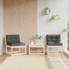 Gartensofas mit Kissen Nedelka (2er-Set Kiefer)