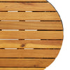 Schwarzer Gartenseitentisch Tavian in Trommelform (Polyrattan und Holz)