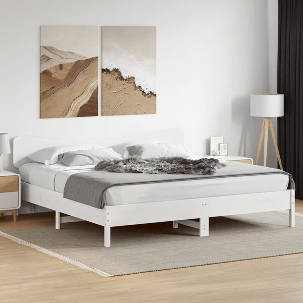 Weißes Kopfteil Parapon 180cm (Kiefer)