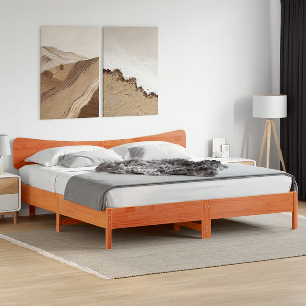 Braunes Kopfteil Parapon 180cm (Kiefer)