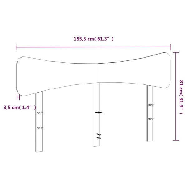 Kopfteil Parapon 150cm (Kiefer)
