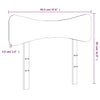 Braunes Kopfteil Parapon 90cm (Kiefer)