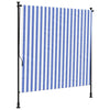 Blau-weißer Außenrollladen Feliana 150x270cm (Stoff und Stahl)