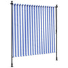 Blau-weißer Außenrollladen Feliana 150x270cm (Stoff und Stahl)