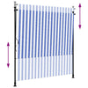 Blau-weißer Außenrollladen Feliana 150x270cm (Stoff und Stahl)