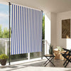 Blau-weißer Außenrollladen Feliana 150x270cm (Stoff und Stahl)