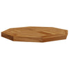 Tischplatte Leba 40x40x2,5cm (Achteck Teak)