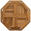 Tischplatte Leba 40x40x2,5cm (Achteck Teak)