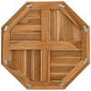 Tischplatte Leba 50x50x2,5cm (Achteck Teak)