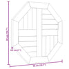 Tischplatte Leba 50x50x2,5cm (Achteck Teak)