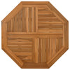 Tischplatte Leba 60x60x2,5cm (Achteck Teak)