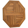 Tischplatte Leba 60x60x2,5cm (Achteck Teak)