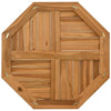 Tischplatte Leba 70x70x2,5cm (achteckig Teak)