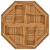 Tischplatte Leba 80x80x2,5cm (Achteck Teak)