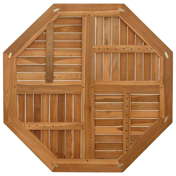 Tischplatte Leba 90x90x2,5cm (achteckig Teak)
