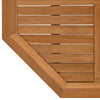 Tischplatte Leba 90x90x2,5cm (achteckig Teak)