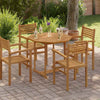 Tischplatte Leba 90x90x2,5cm (achteckig Teak)