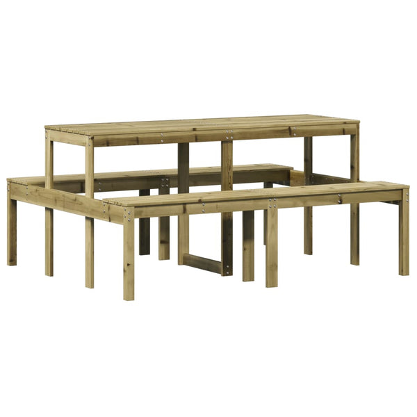Piknikpöytä Caragea 160x134x75cm (kyllästetty mänty)