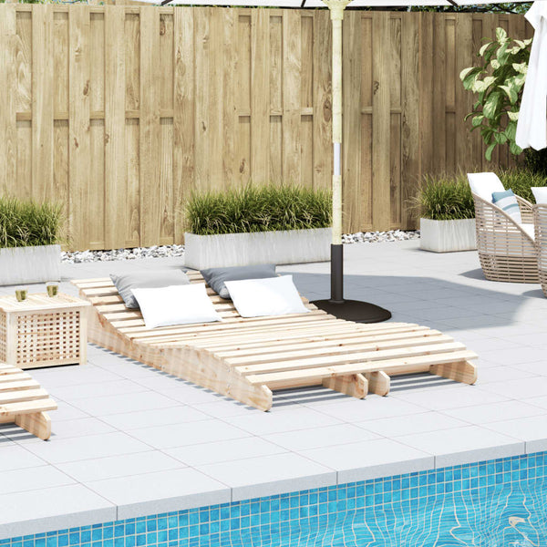 Sonnenliegen Turkia 205x60x31,5cm (2 St. Kiefer)