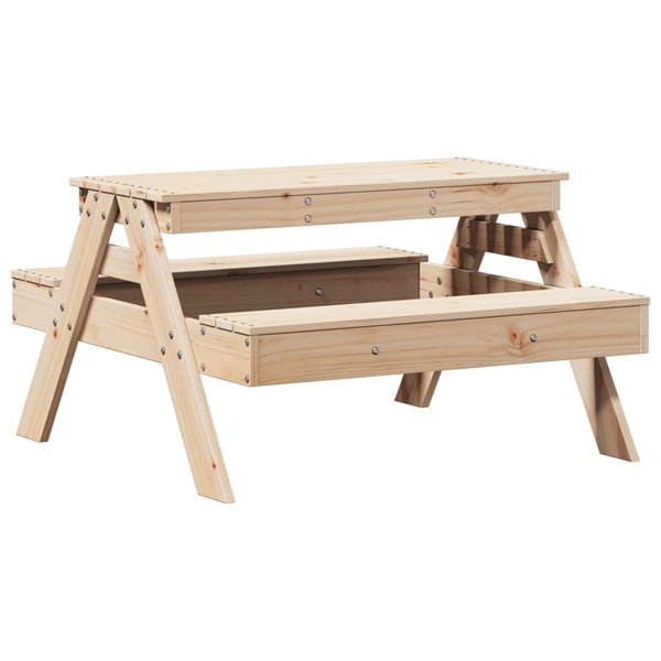 Lasten piknikpöytä Erestina 88x97x52cm (mänty)
