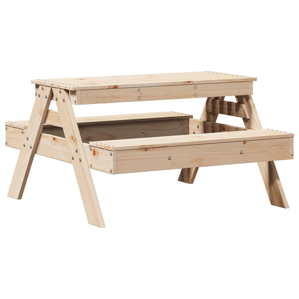 Lasten piknikpöytä Erestina 88x97x52cm (mänty)