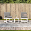 Weiße Gartensofa-Set Iordachi (3-teilig, Kiefer)