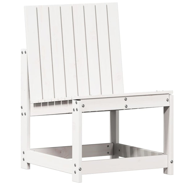 Weiße Gartensofa-Set Iordachi (3-teilig, Kiefer)