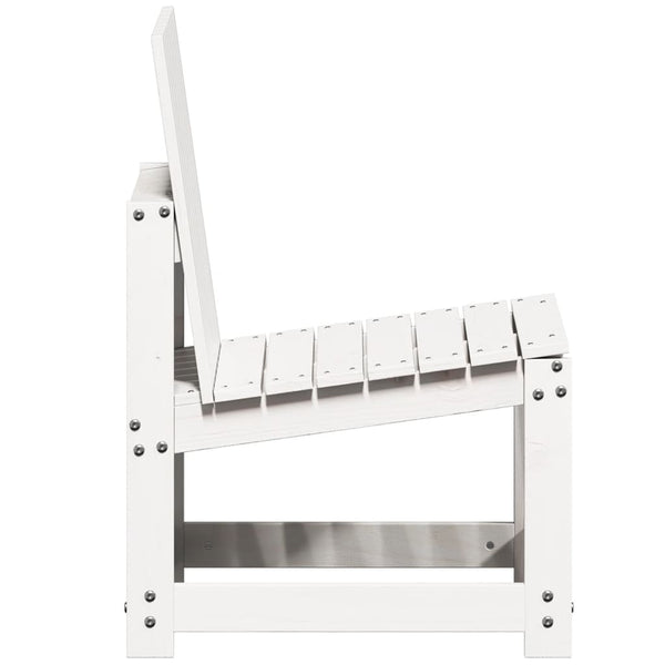 Weiße Gartensofa-Set Iordachi (3-teilig, Kiefer)
