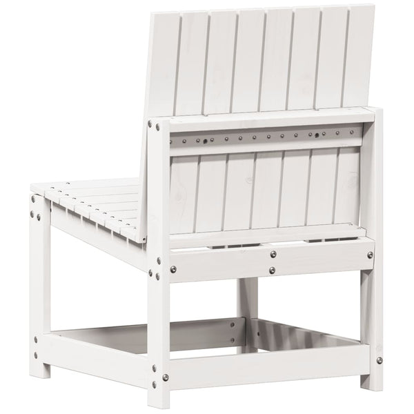 Weiße Gartensofa-Set Iordachi (3-teilig, Kiefer)