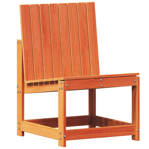 Brauner Gartensofa-Set Iordachi (3-teilig, Kiefernholz)